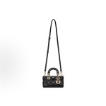DIOR Lady D-Joy handbag, shoulder bag, crossbody bag, handbag, Super mini women\'s black style